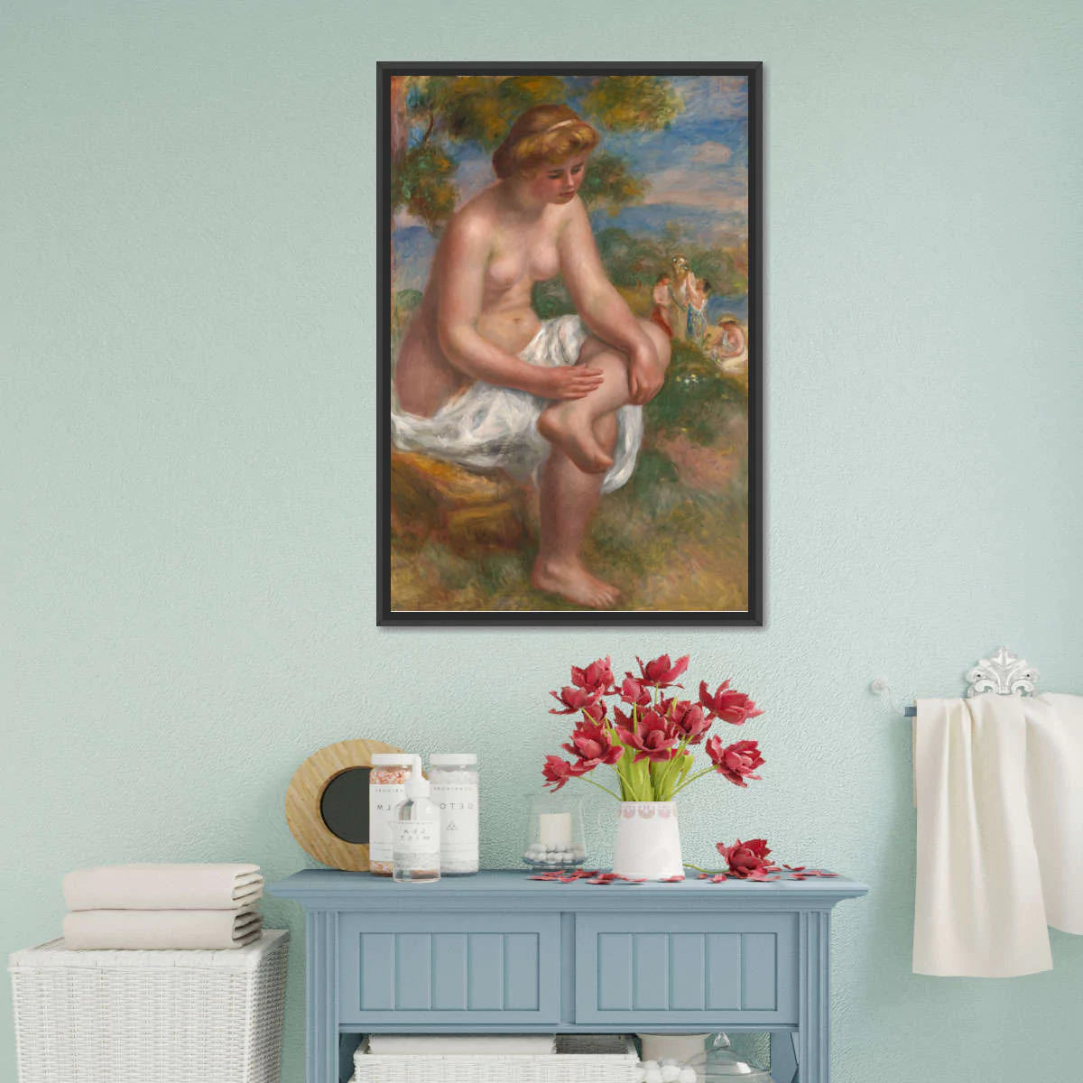 bathroom artwork ideas