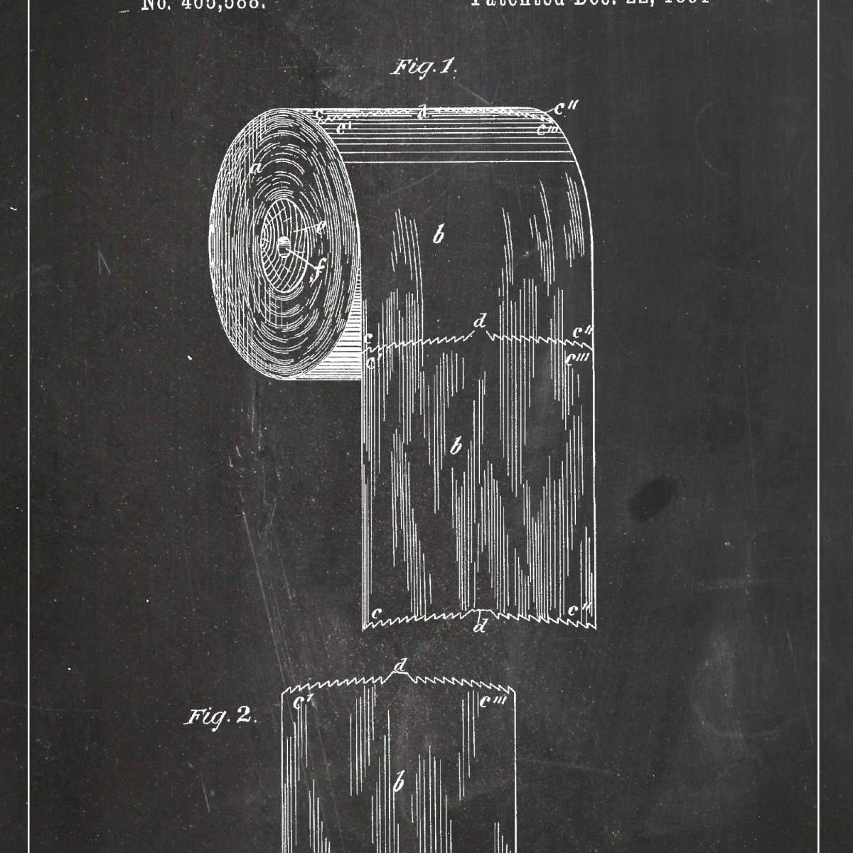 Beauty And Personal Care Blueprints Wall Art