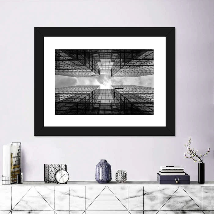 silver frame art ideas