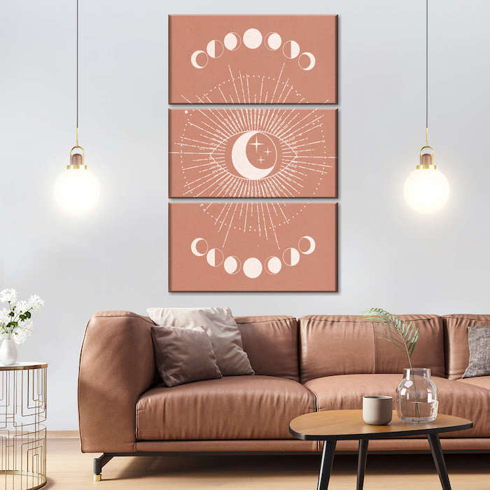 Boho canvas painting ideas