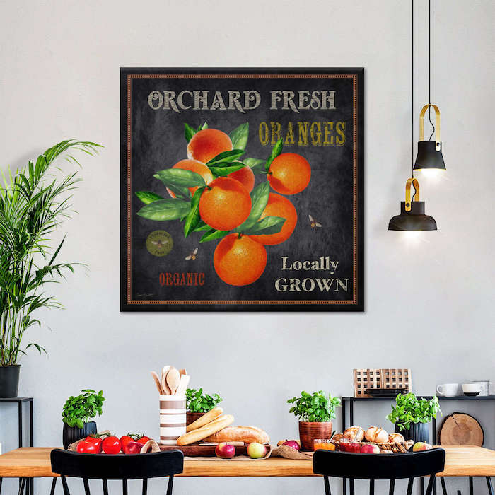 blood orange wall art