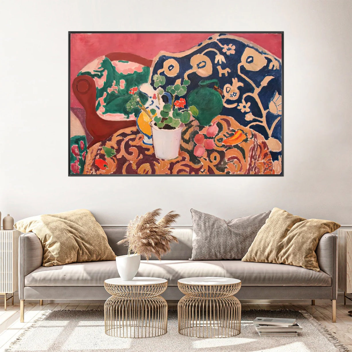 floating canvas frame ideas