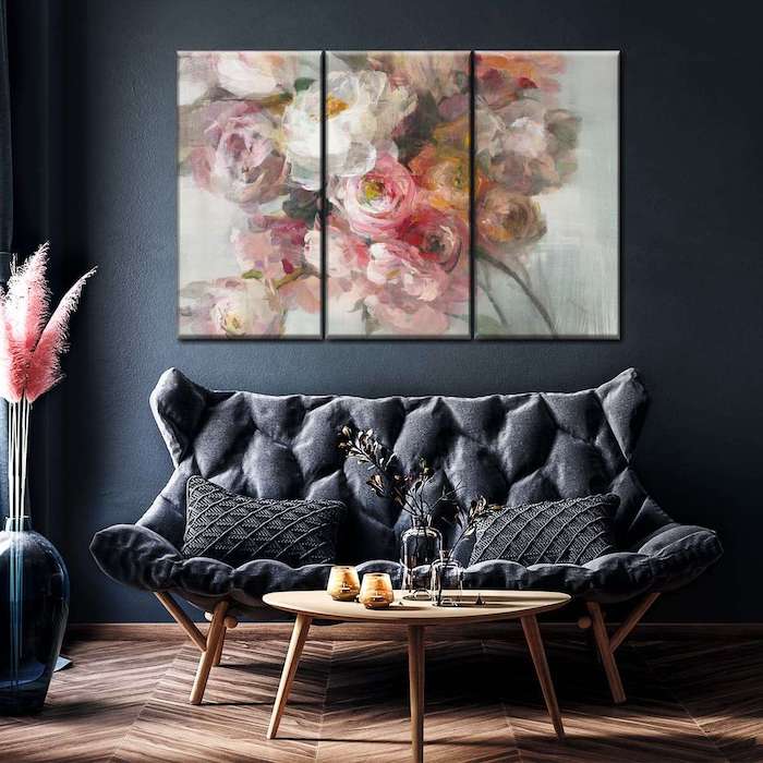 vintage floral wall art