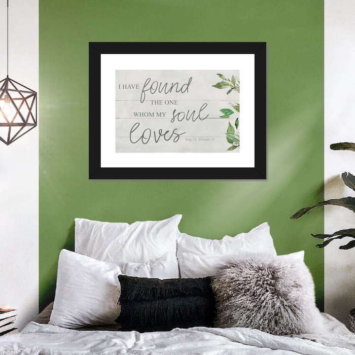 green bedroom design