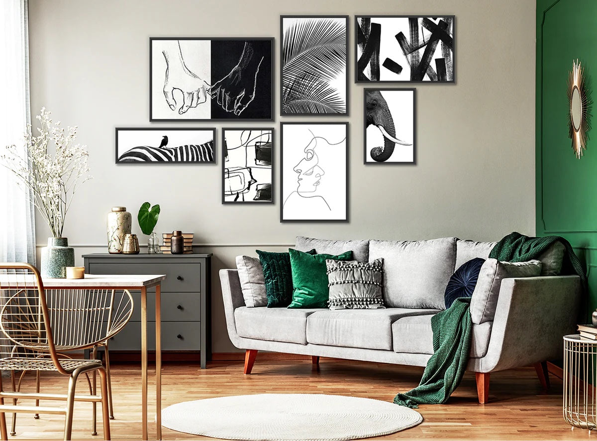 how to create art gallery walls