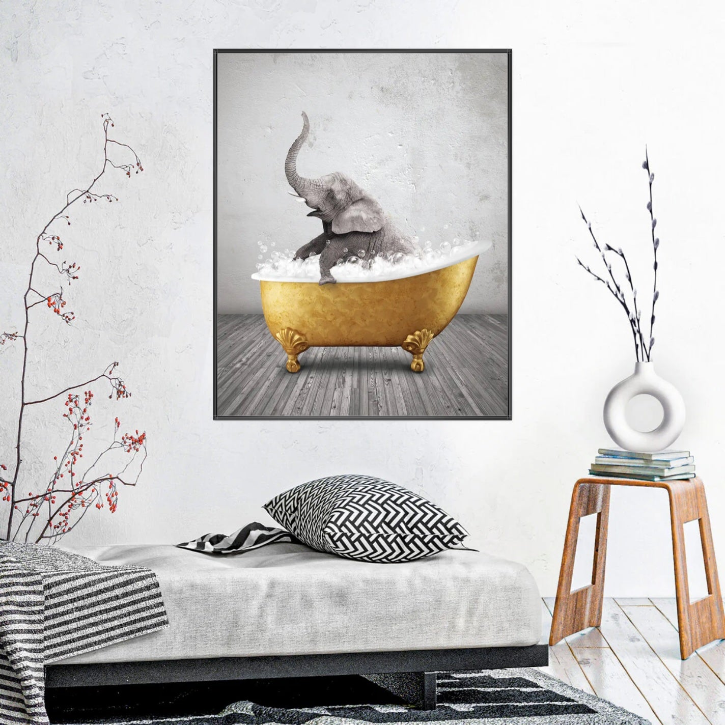 how to frame a canvas art