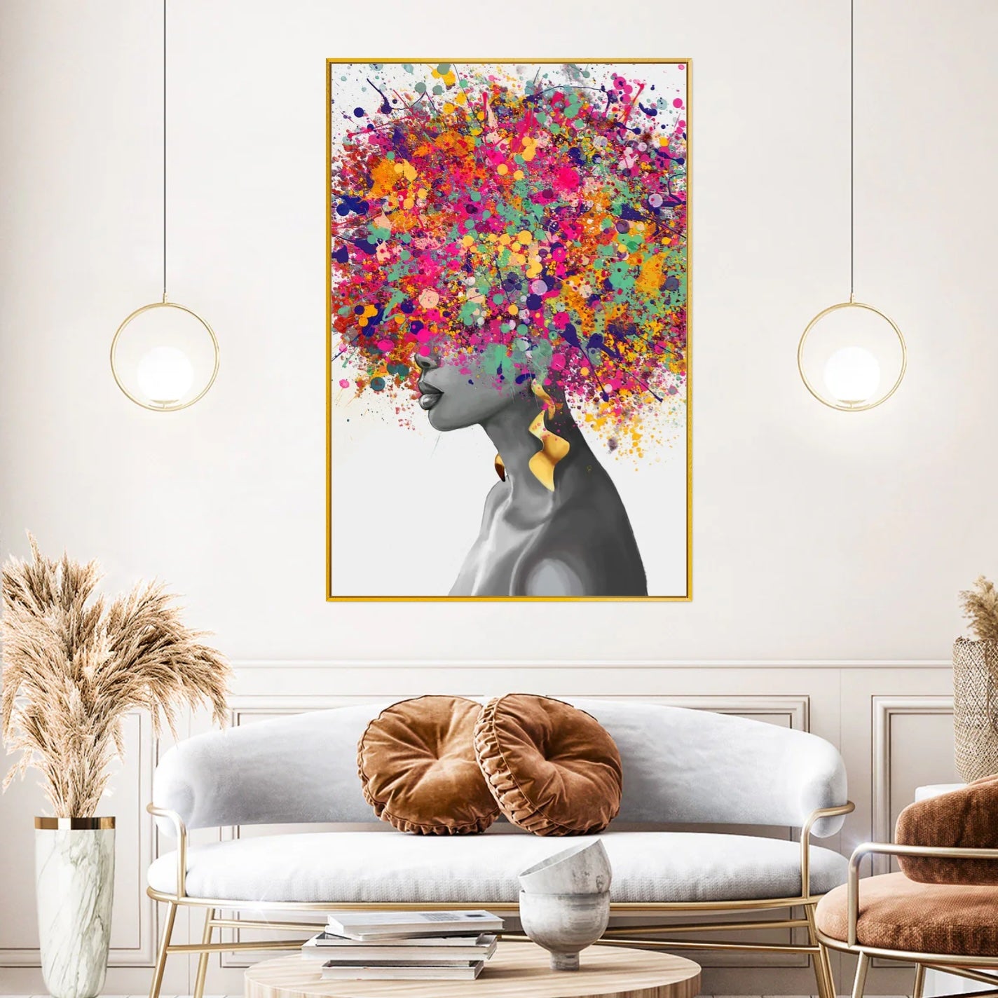 how to make a frame for canvas art