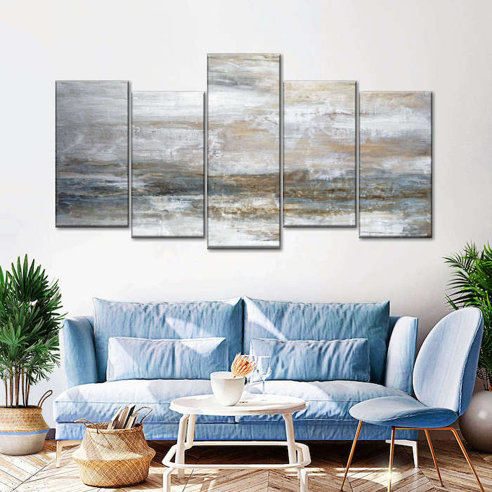gray modern wall decor