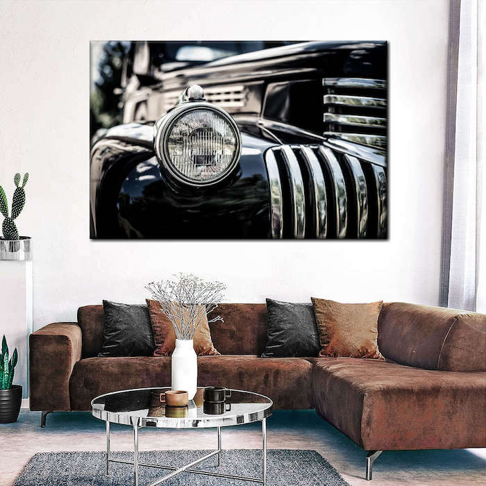 silver living room decor