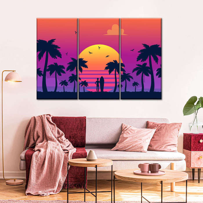 retro wall art ideas