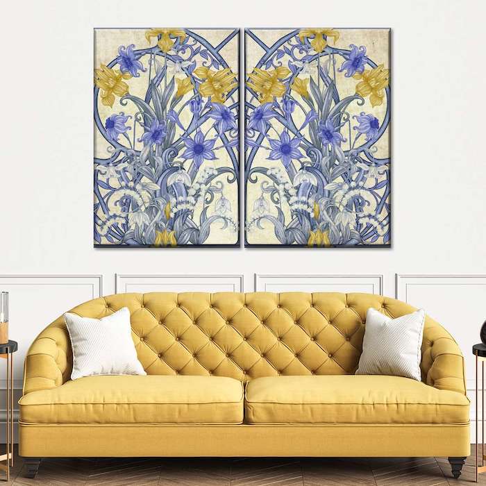 abstract floral prints