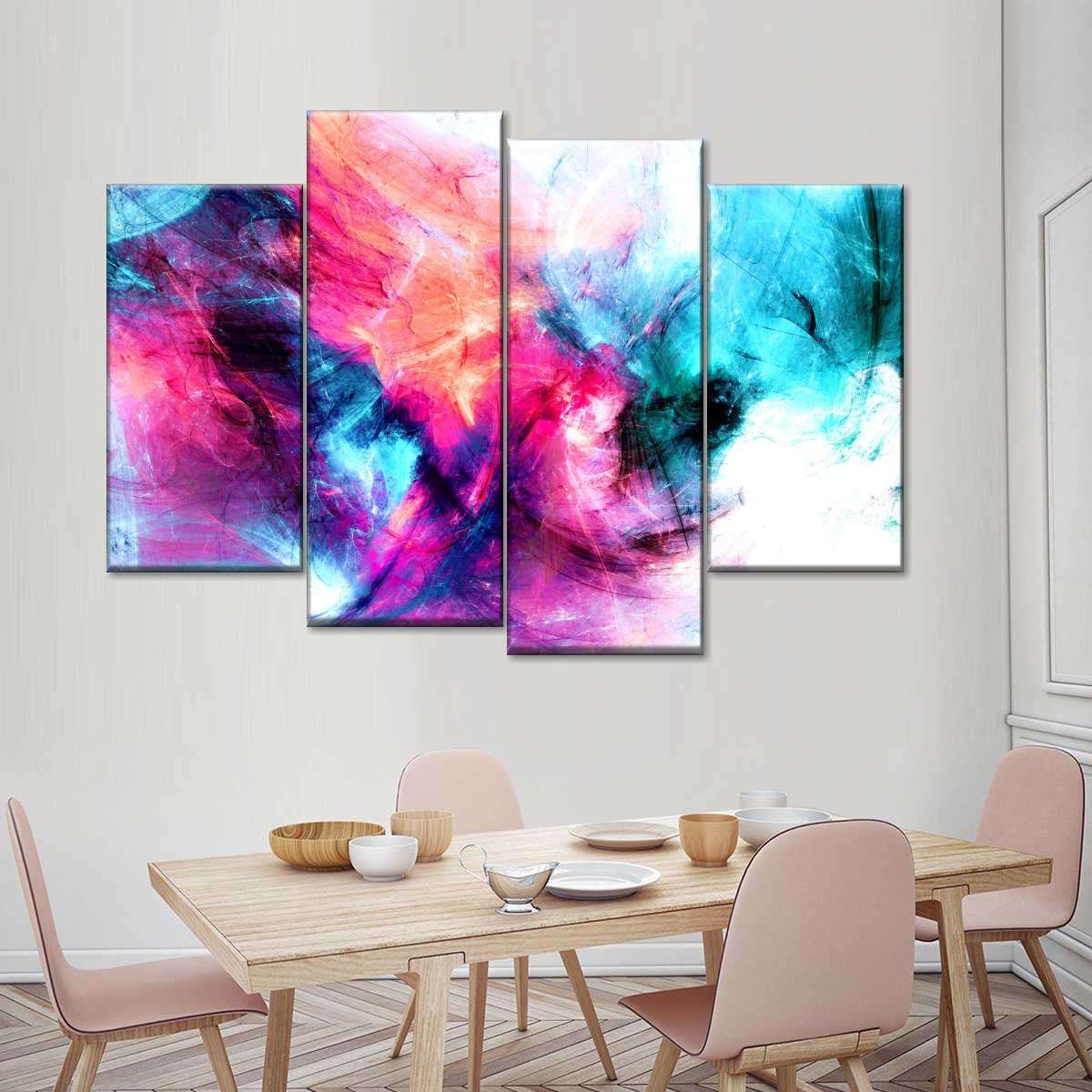 Mermaid Fantasy Multi Panel Canvas Wall Art