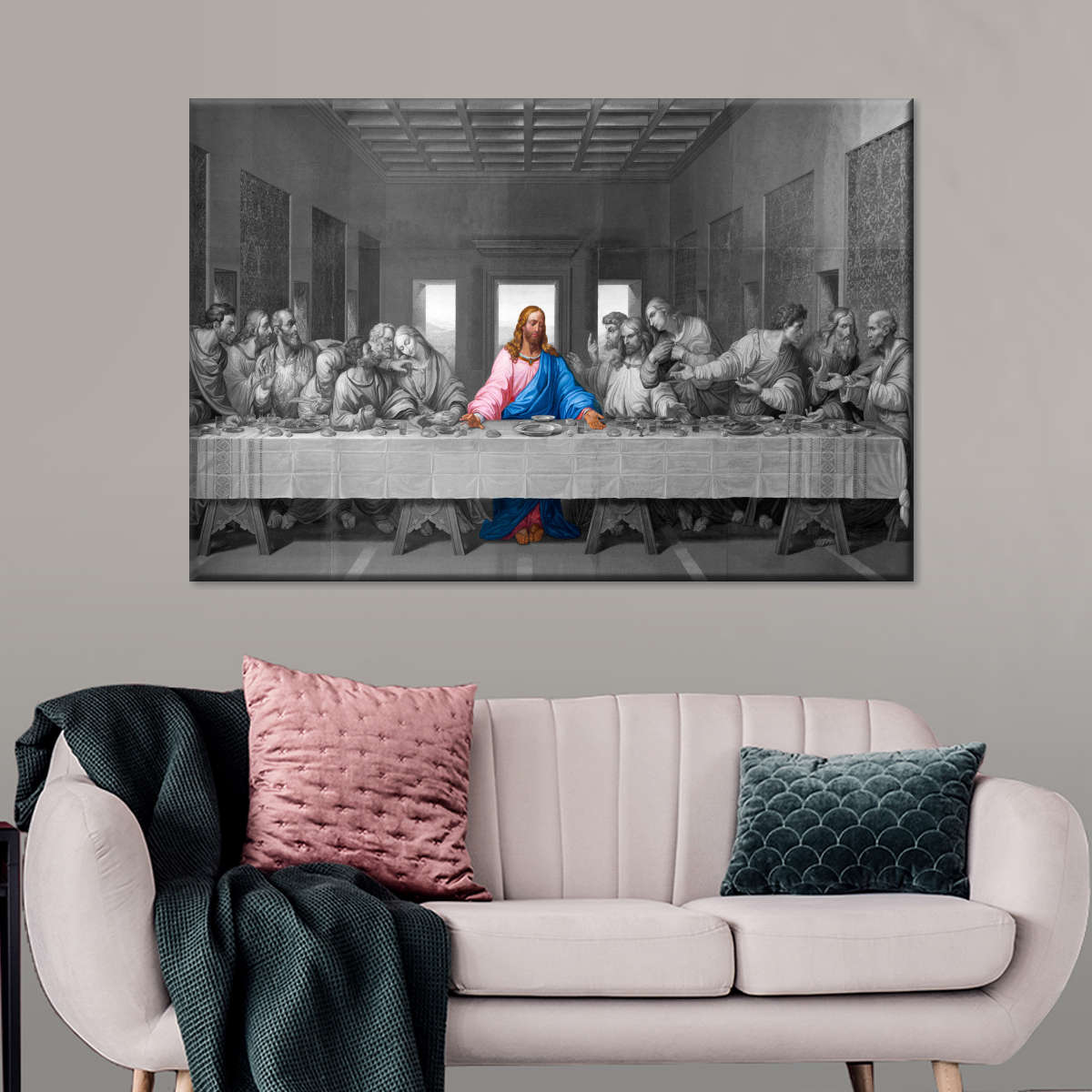 The Last Supper Pop Multi Panel Canvas Wall Art