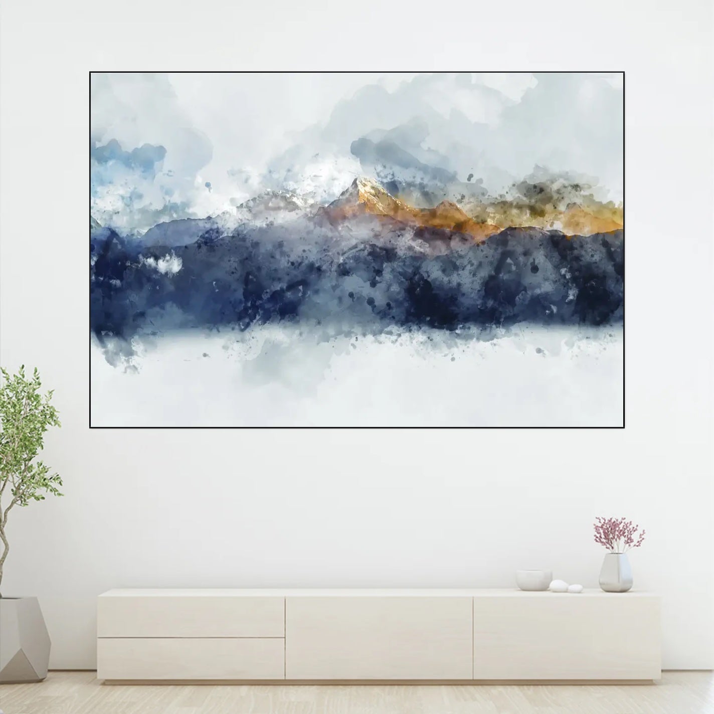 oversized wall art living room