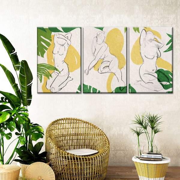 Natural Body Canvas Set Wall Art