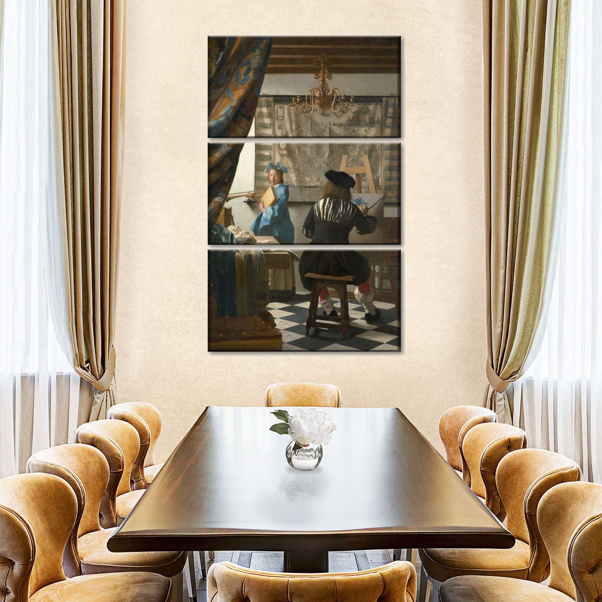 The Artist's Studio Multi Panel Canvas Wall Art