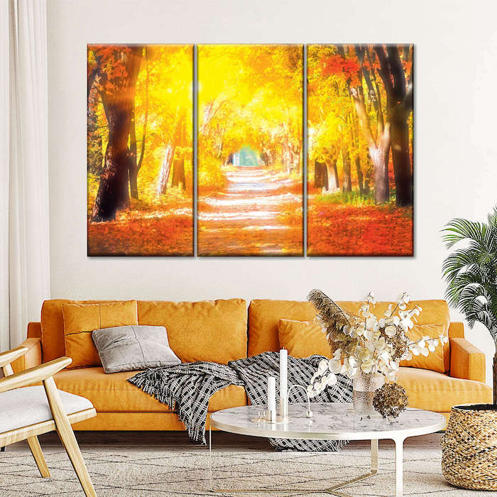 Warm nature wall decor