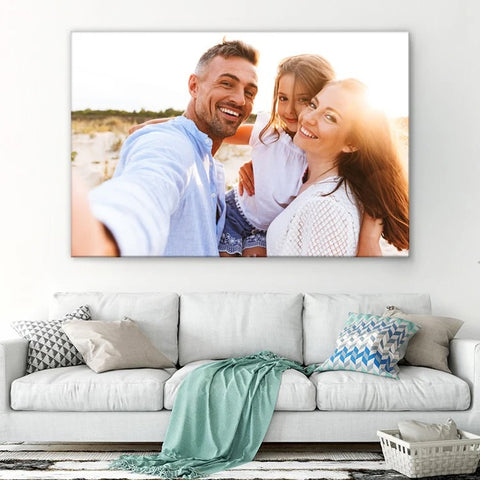 what is a custom canvas print