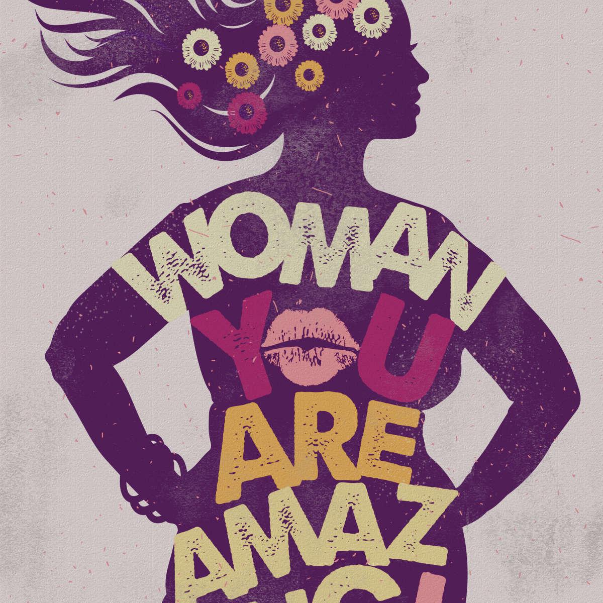 Word Art Typography Wall Art