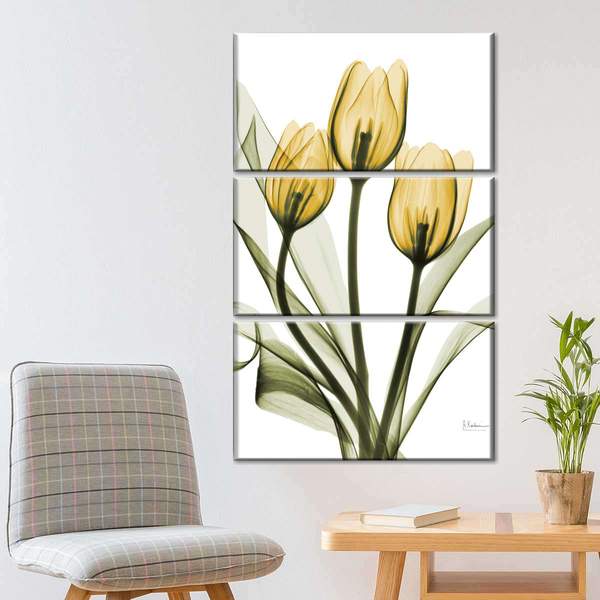 Gold Tulip Bouquet Wall Art by Albert Koetsier 