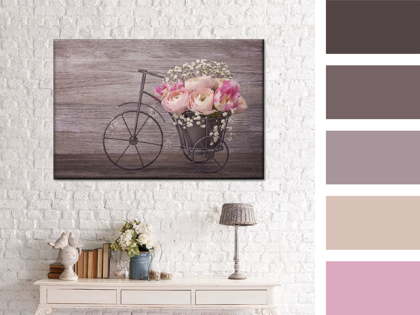 Shabby Chic color palette